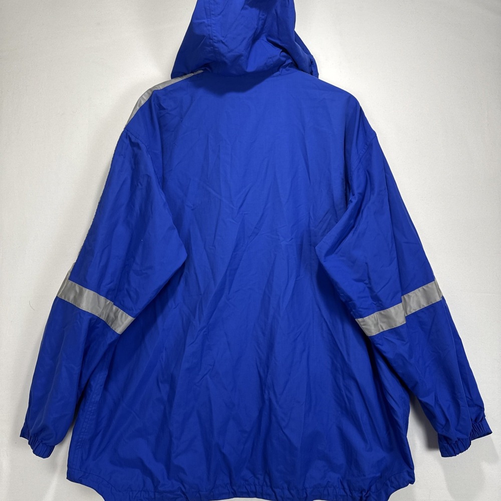 VTG 90's POLO SPORT Anorak Deadstock Windbreaker Jacket sz L Blue Reflectors - Picture 9 of 9